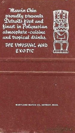 Chin Tiki - Matchbook (newer photo)